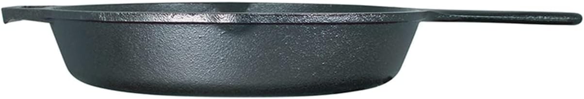 Lodge 10.25 Inch Cast Iron Pre-Seasoned Skillet – Signature Teardrop Handle - Use in the Oven, on the Stove, on the Grill, or Over a Campfire, Black