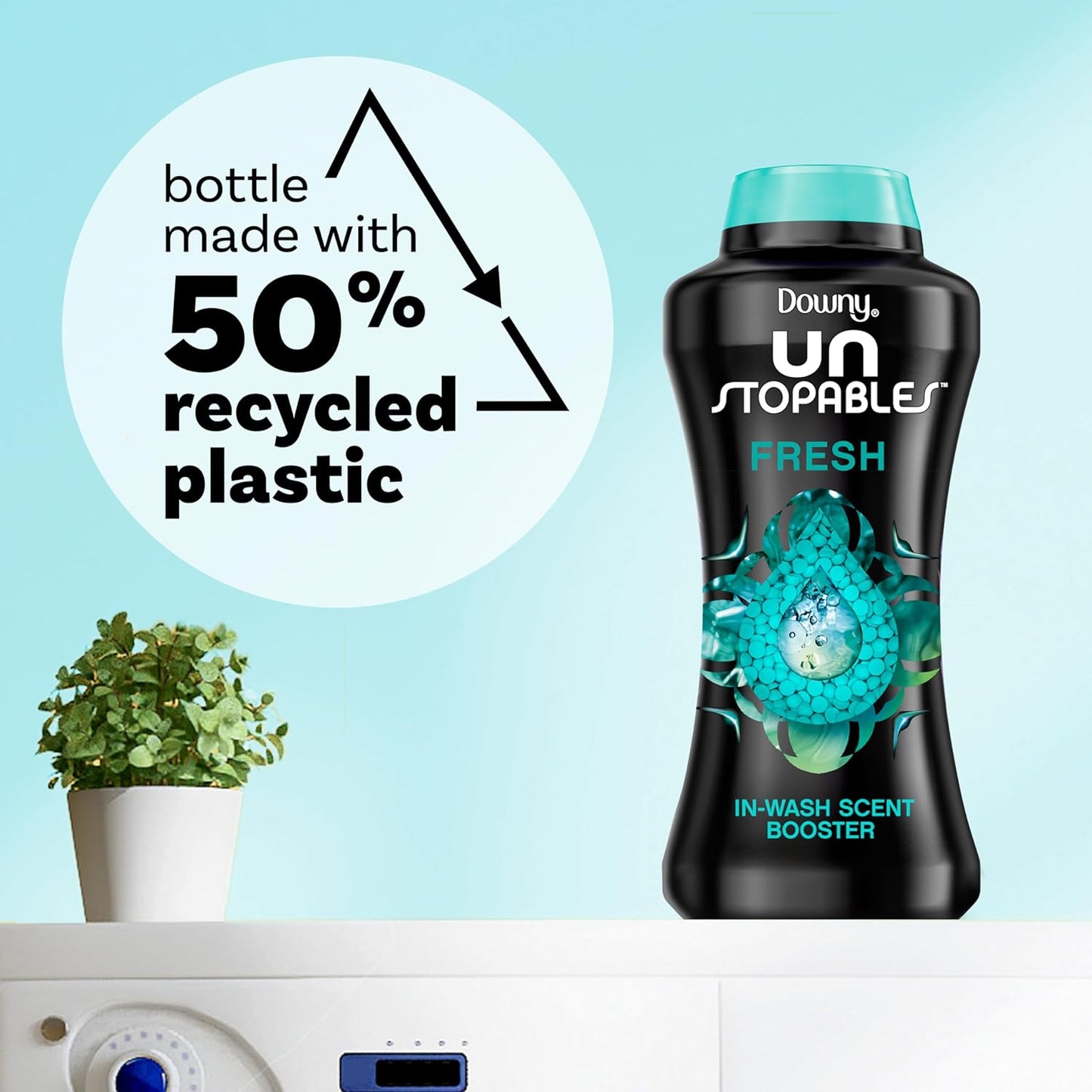Downy Unstopables In-Wash Laundry Scent Booster Beads, Fresh, 24 oz