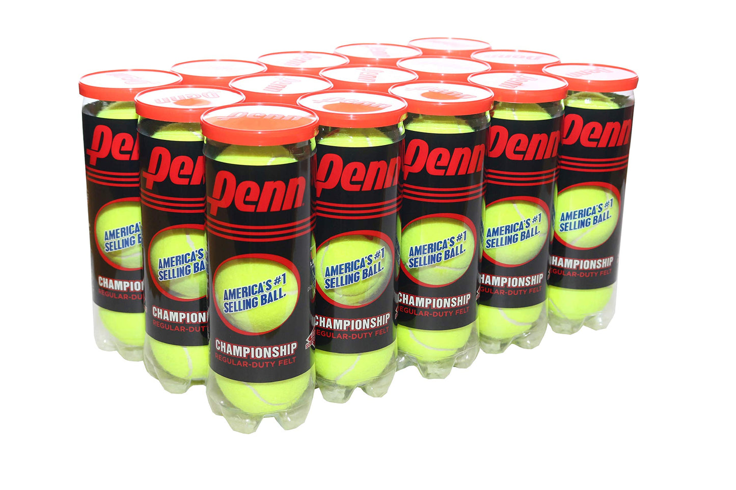 Penn Championship Tennis Balls - Regular Duty Felt Pressurized Tennis Balls