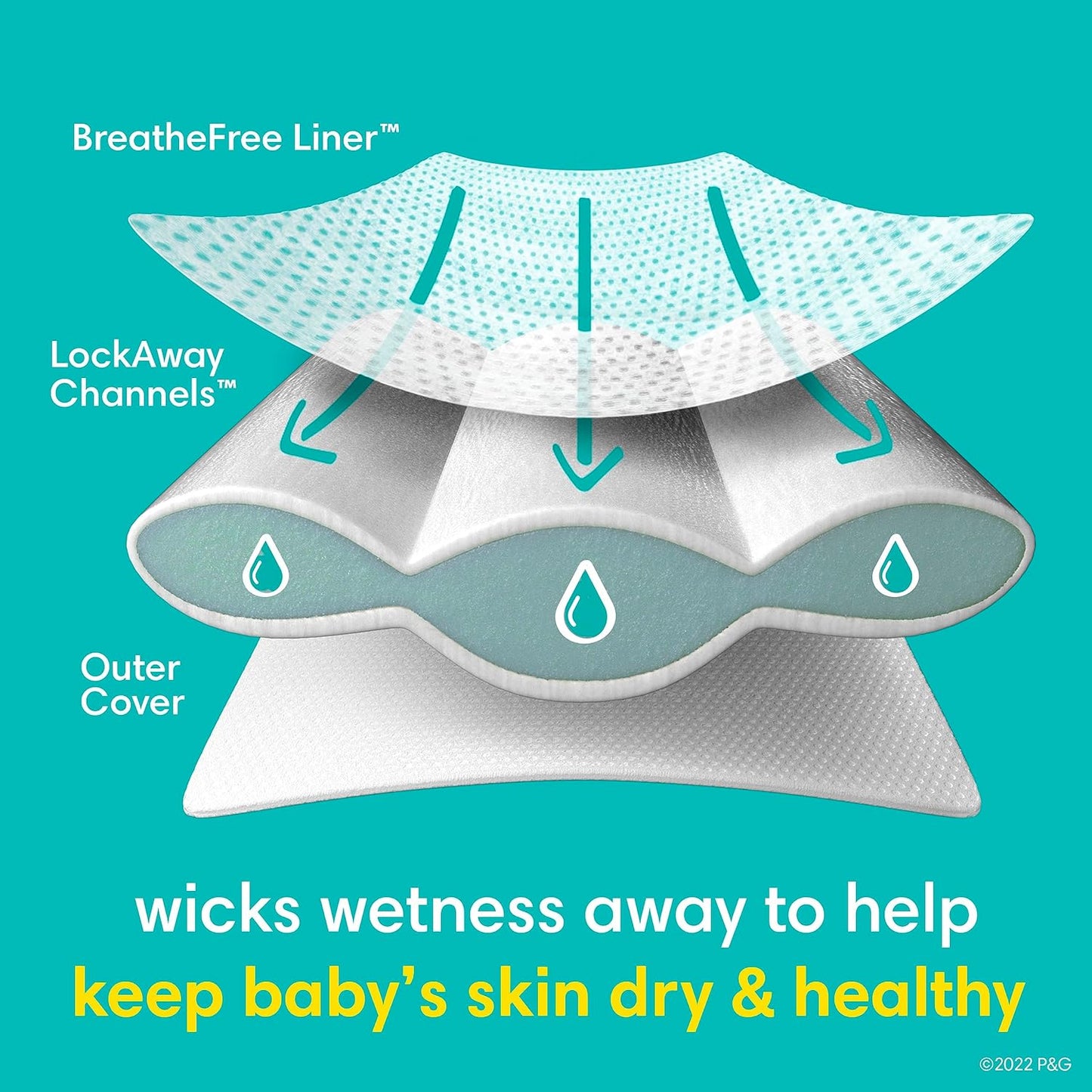 Pampers Swaddlers Diapers - Size 4, 100 Count, Ultra Soft Disposable Baby Diapers
