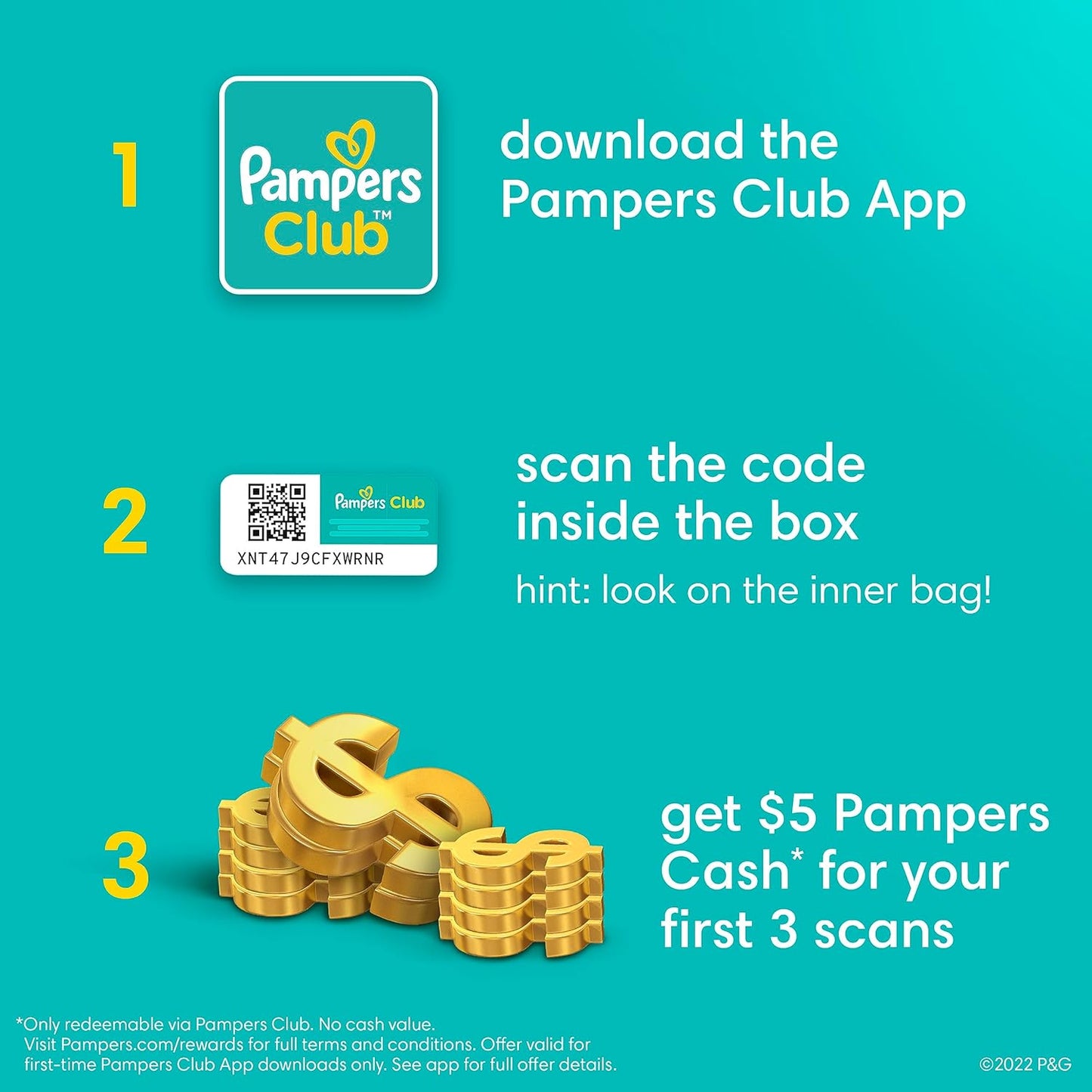 Pampers Swaddlers Diapers - Size 4, 100 Count, Ultra Soft Disposable Baby Diapers