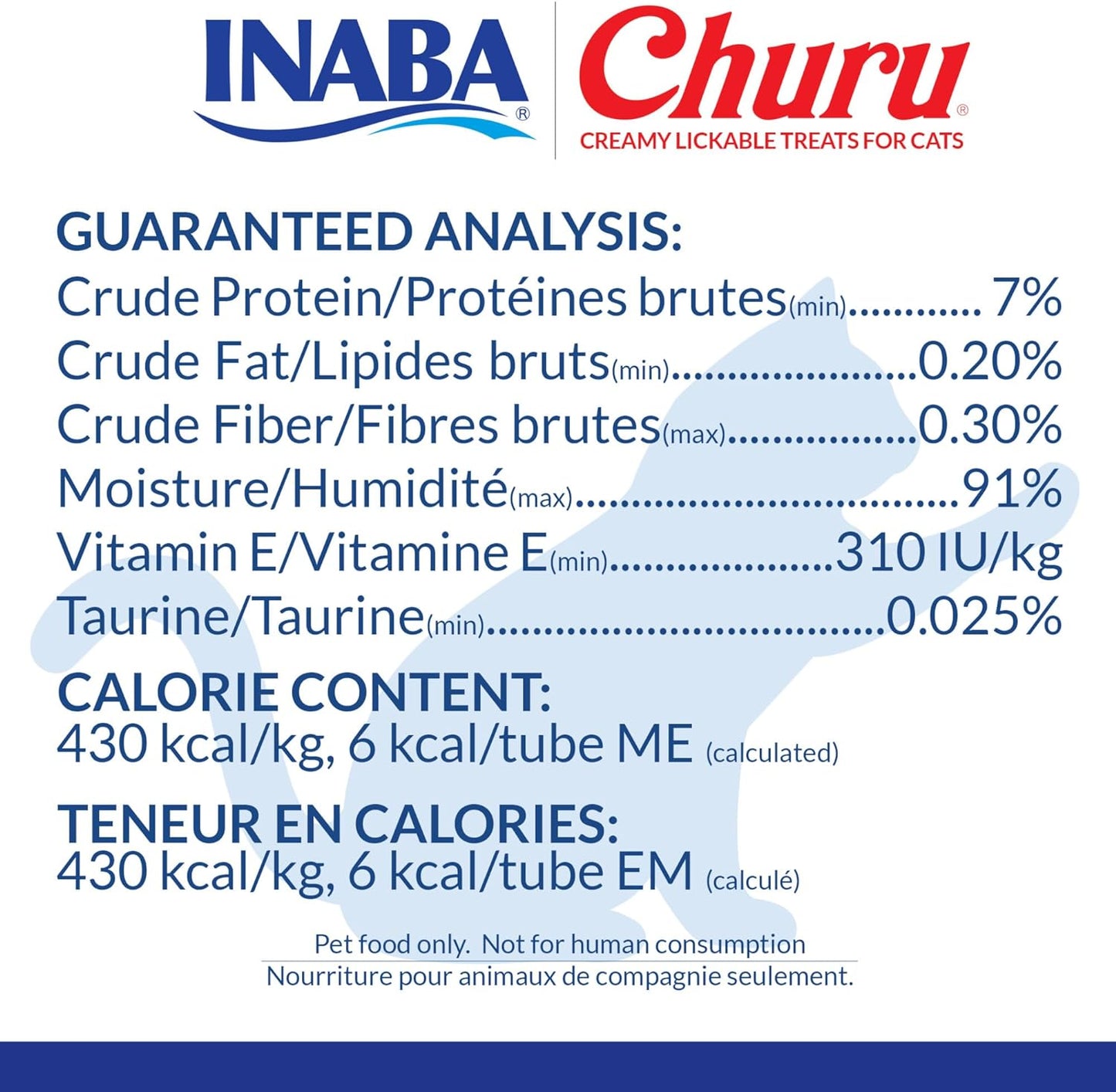 INABA Churu Cat Treats, Grain-Free, Lickable, Squeezable Creamy Purée Cat Treat/Topper with Vitamin E & Taurine, 0.5 Ounces Each Tube, 50 Tubes, Beef & Cheese Variety