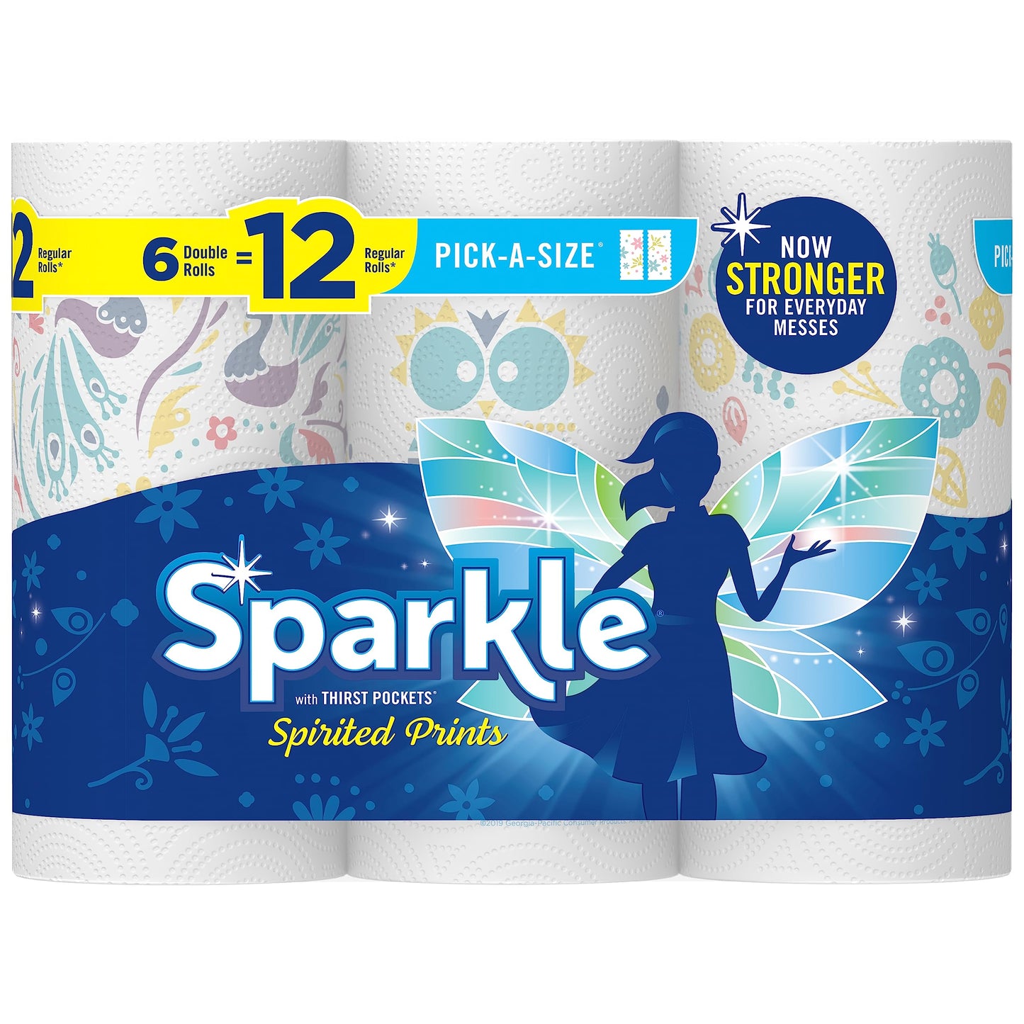 SPARKLE® PICK-A-SIZE® PAPER TOWELS, 6 DOUBLE ROLLS