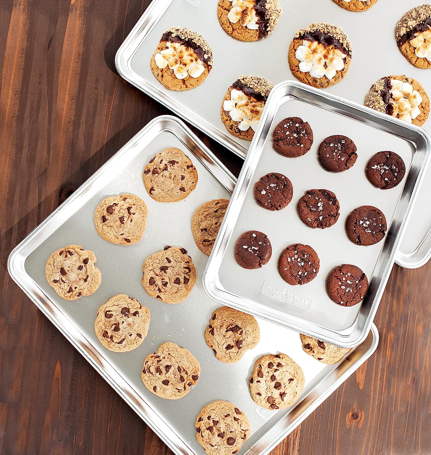 Nordic Ware 3 Piece Baker's Delight Set, 1 Pack, Aluminum