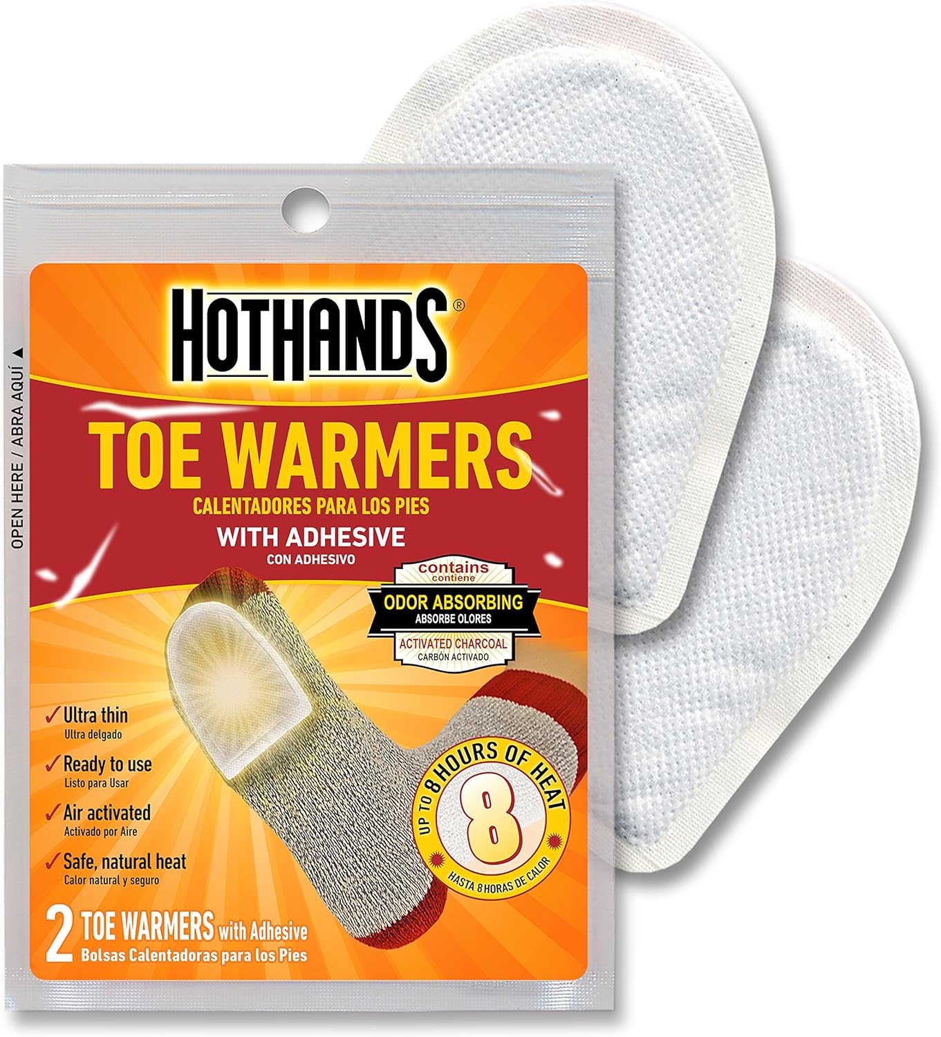 HotHands Toe, Hand, & Body Warmer Variety Pack - Long Lasting Safe Natural Odorless Air Activated Warmers