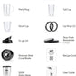 Magic Bullet Blender, Small, Silver, 11 Piece Set