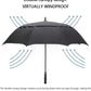G4Free 47/54/62/68 Inch Automatic Open Golf Umbrella Oversize Extra Large Double Canopy Vented Windproof Waterproof Stick Umbrellas