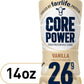 Core Power Fairlife 26g Protein Milk Shakes, Ready To Drink for Workout Recovery Liquid, Vanilla, 14 Fl Oz Bottle, kosher (Pack of 12)