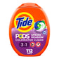 Tide PODS Laundry Detergent Soap Pods, Spring Meadow Scent, 112 count